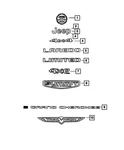 Genuine Mopar Grand Cherokee Nameplate Right 68568694AA. Fixed Price $78.35.