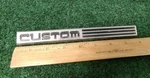 1987-91 Ford Custom Fender Emblem Logo Truck E7TB-16188-LA Nameplate Decal 8L9. Fixed Price $17.99.