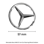 Mercedes Benz Amg 57MM Steering Wheel Emblem With Pins 2015 To 2022. Fixed Price $17.50.