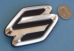 Suzuki Verona Emblem Rear Hatch Chrome/blk Oem 4 Door Sedan 00-06? 05 36399860. Fixed Price $15.99.