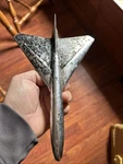 Vtg 1954 Ford Mercury Mascot Airplane Chrome Hood Ornament BM-16850-A Jet. Fixed Price $40.00.