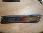 Vtg 1968-1972 Oem Ford F100 Fomoco Rh Hood Emblem C81B-16720-A Reflector Chrome. Fixed Price $30.00.