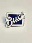 Buick Metal Emblem 1.4" High By 1.8" Wide W/ Mounting Stud Vintique. Fixed Price $50.00.