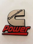 Cummins Diesel Engines Truck Power Automotive Badge Chrome Emblem Decal. Fixed Price $14.95.
