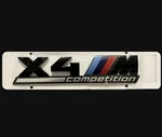 Bmw F98 Competition Rear Gloss Black Trunk Badge Emblem Genuine New. Fixed Price $35.99.