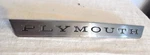 1964 Mopar Plymouth Valiant Hood Emblem Decal Badge Molding Trim P/n 2445143. Fixed Price $80.00.