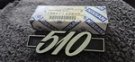 Genuine Nos Datsun 510 Rear Hatch Trunk Boot Emblem Badge New Bluebird 1600 1800. Fixed Price $128.29.