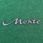 00 01 02 03 04 05 Chevrolet Monte Carlo Ss Emblem Script Logo Burgundy. Fixed Price $8.99.