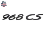 Porsche 968 Club Sport Cs Black Rear Badge Emblem Genuine 9445591270070C. Fixed Price $117.50.