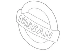 Genuine Nissan Grille Emblem 62889-9UH0A. Fixed Price $104.43.