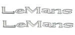 Oer Chrome Quarter Panel Front Fender Emblem Set For 1967-1969 Pontiac Lemans. Fixed Price $139.98.