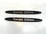 Mercedes Genuine W163 ML350 500 Suv Special Edtion Front Doors Black 2 Emblem. Fixed Price $54.11.