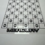 Nos 1986 Mercury Cougar Trunk Lid Emblem Ford E6YY-16098-A 5.68" Oem Adhesive. Fixed Price $19.95.