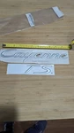 New Genuine Oem Porsche Cayenne Ts Emblem Nameplate Logo # 955-559-040-00-4W9. Fixed Price $94.99.
