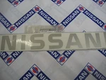 Nissan 410/64MM Tailgate Label Silver Genuine (for Datsun D21 B120 Ute). Fixed Price $163.80.