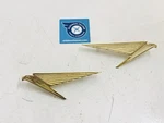 Xk Ford Falcon Gold Bord Logo Emblems Pair Xl Xm Xp Fairmont Wagon 1960 1961 New. Fixed Price $57.19.