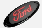 2004-2016 Ford 9" Inch Oval Logo Emblem Grille Tailgate F150 F250 F350 Black/red. Fixed Price $20.99.