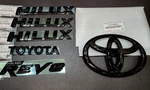 Set Toyota Hilux Revo Black Glossy Logo Emblem Badge For 2015-2023. Fixed Price $244.31.