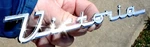 Nos Oem 1955 1956 Ford "victoria" Chrome Script Emblem ( BN-16098-F ). Fixed Price $99.99.