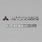 Mitsubishi / Genuine Oem Lancer Evo 5 CP9A Rear Emblem 3 Piece Set. Fixed Price $140.15.