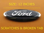 17 18 19 Ford F-250 F-350 Rear Gate Lid Emblem Logo Badge Symbol Sign Used 44354. Fixed Price $70.00.