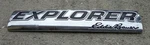 Ford Explorer Eddie Bauer Emblem Badge Chrome Logo Oem Factory Genuine Stock. Fixed Price $17.17.