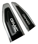 Lh Rh Side Galvano Silver Fender Ornamentation Vent Badge Set X2 2021-2024 Yukon. Fixed Price $89.99.