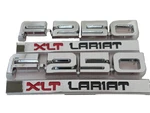 Fit For 87-91 F-250 Xlt La Side Fender Emblems Logo Badge Sign Ornament Set. Fixed Price $59.95.