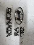 02 03 04 05 Hyundai Sonata Gl V6 Rear Lid Chrome Emblem Logo Badge Sign Oem Set. Fixed Price $19.99.