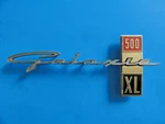 1963 Ford Galaxie 500 Xl Metal Fender Emblem Factory Original Part C3AB - 16098. Fixed Price $295.00.