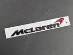 New Mclaren Gloss Black Rear Emblem Badge With Red Logo - 540C, 570S, 720S, Gt. Fixed Price $207.00.