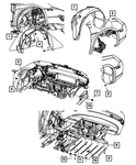 Genuine Mopar Plastic Snap-in Nut 6506131AA. Fixed Price $7.34.