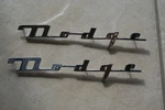 1953 - 1954 Dodge Trunk Lid Emblem Badge Oem 1478431 Nos Lot (2 Pieces). Fixed Price $125.00.