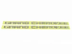 2014-2016 Jeep Grand Cherokee Metallic Silver Door Emblems Oem Mopar Genuine New. Fixed Price $133.58.