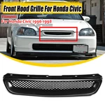 For Honda Civic Ej/ek 96-98 Black Jdm Type-r Style Abs Front Bumper Grille Cover. Fixed Price $21.59.