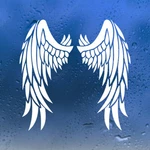 Angel Vinyl Decal V1 Custom Stickers Die Cut. Fixed Price $34.99.
