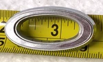 Original 64 Ford Galaxie Letter O,HOOD,C4AB-16606-B,OFFSET STUDS,CHROME,500,XL:). Fixed Price $13.98.