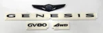 4PC Glossy Black Front Rear Emblem Fit 2021 2022 2023 2024 Genesis GV80. Fixed Price $345.00.