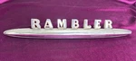As-is Used 1961 1962 1963 Rambler American Trunk Lid Emblem Nameplate Oem Chrome. Fixed Price $29.70.