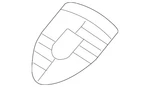 Genuine Porsche Hood Emblem 9P1-853-601. Fixed Price $110.00.