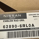 Genuine Nissan Emblem 62890-6RL0A 2025 Kicksfront Grille Oem New. Fixed Price $59.99.