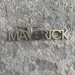 Ford Maverick Script Emblem Silver Metal Nameplate Oem Original Pre-owned. Fixed Price $17.00.