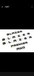 Brand New Genuine Gm 2019-2024 Chevrolet Blazer Black Emblem Kit 84188531. Fixed Price $40.00.