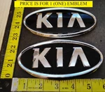 (1) Kia Sedona / Sportage Late 00' Emblem Decal 36353 1F010 (1263). Fixed Price $5.00.