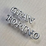 1972 Ford "gran Torino" Chrome Badge Fender Emblem Script D20B-16098-DA/EA. Fixed Price $56.85.