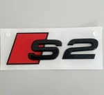 S2 Logo Lettering Black Emblem Sticker For Audi 80 Coupe Rear Tailgate. Fixed Price $58.08.