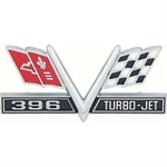 Oer 3867312 Camaro Ss 396 V-flag In Front Fender Emblem. Fixed Price $36.99.