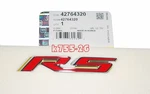Oem Chevrolet Nameplate "rs" 42764320 Trailblazer Liftgate (gmkoreaparts-na). Fixed Price $25.00.