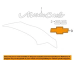 Gm Oem 00-05 Monte Carlo Trunk Lid Exterior Trim-emblem 10409460. Fixed Price $45.50.
