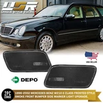 Depo Frosted All Smoke Bumper Side Marker Lights For 96-02 Mercedes W210 Class. Fixed Price $22.95.
